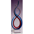 Art Glass Sculpture - Figure 8